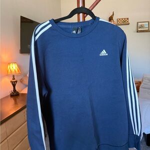 Adidas Men's Navy Blue Sweater - L
